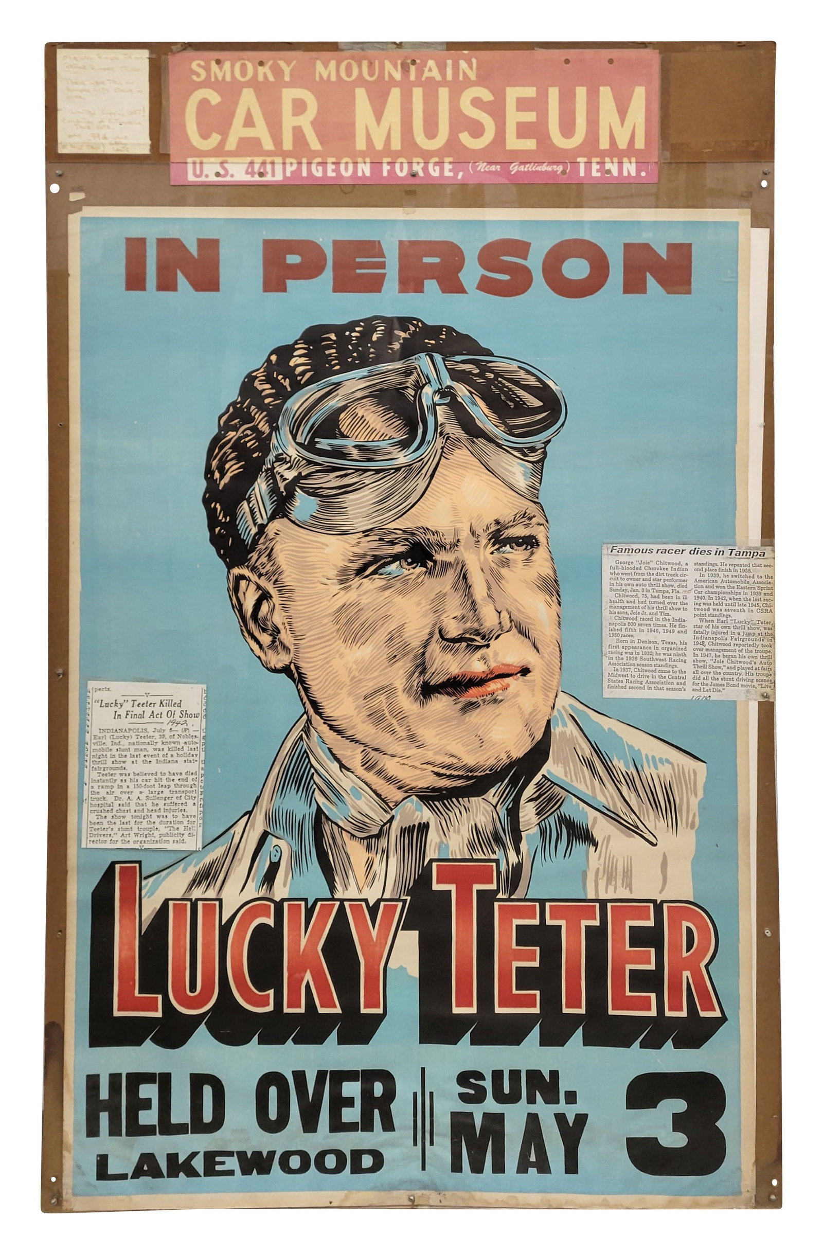 1930's Lucky Teter Lithograph Poster (1 of 4)