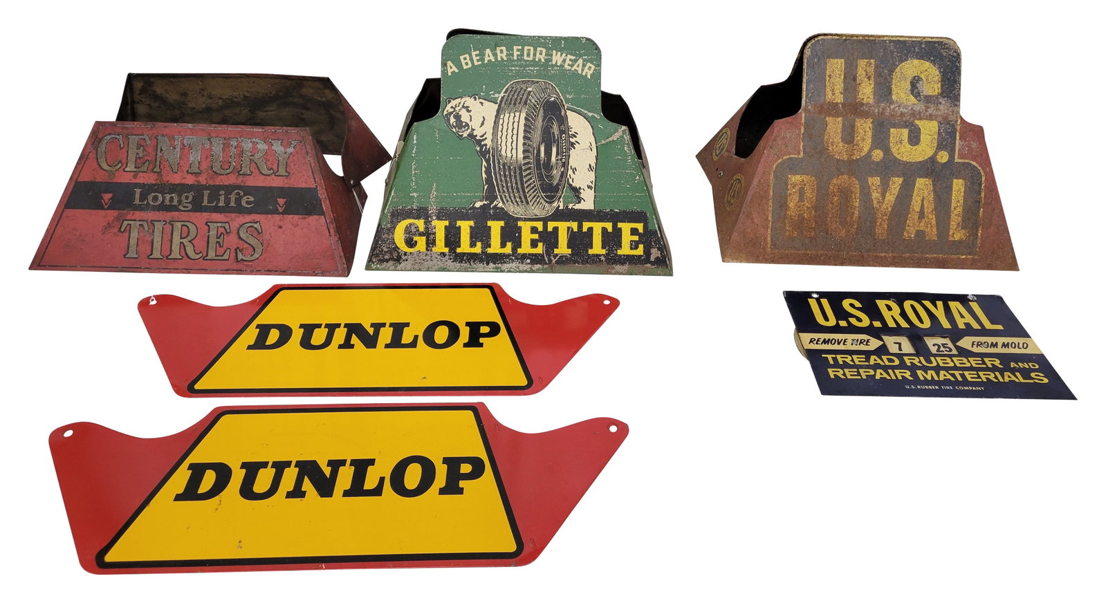 US Tires, Gillette, Dunlop, and Century Tire Display Stands (1 of 3)