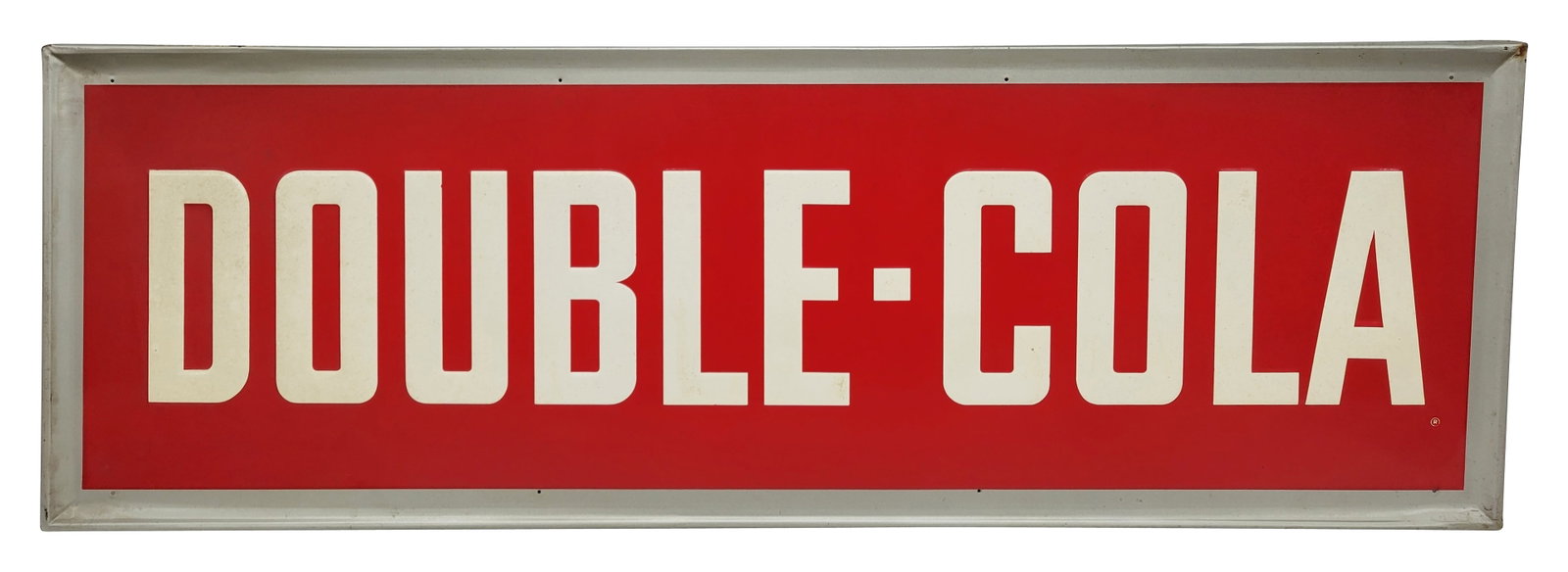 Double Cola Embossed SST Sign (1 of 2)