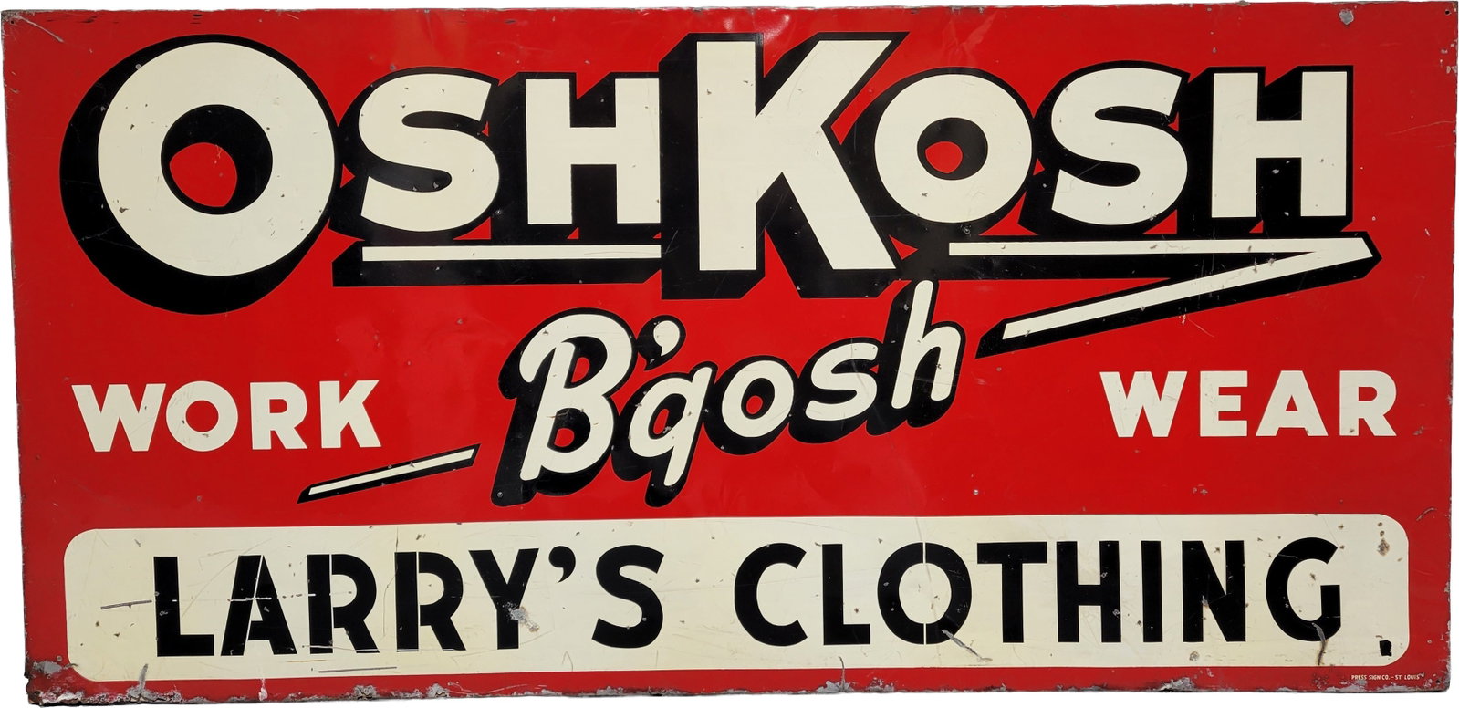 Oshkosh B'gosh Work Wear SST Sign (1 of 2)