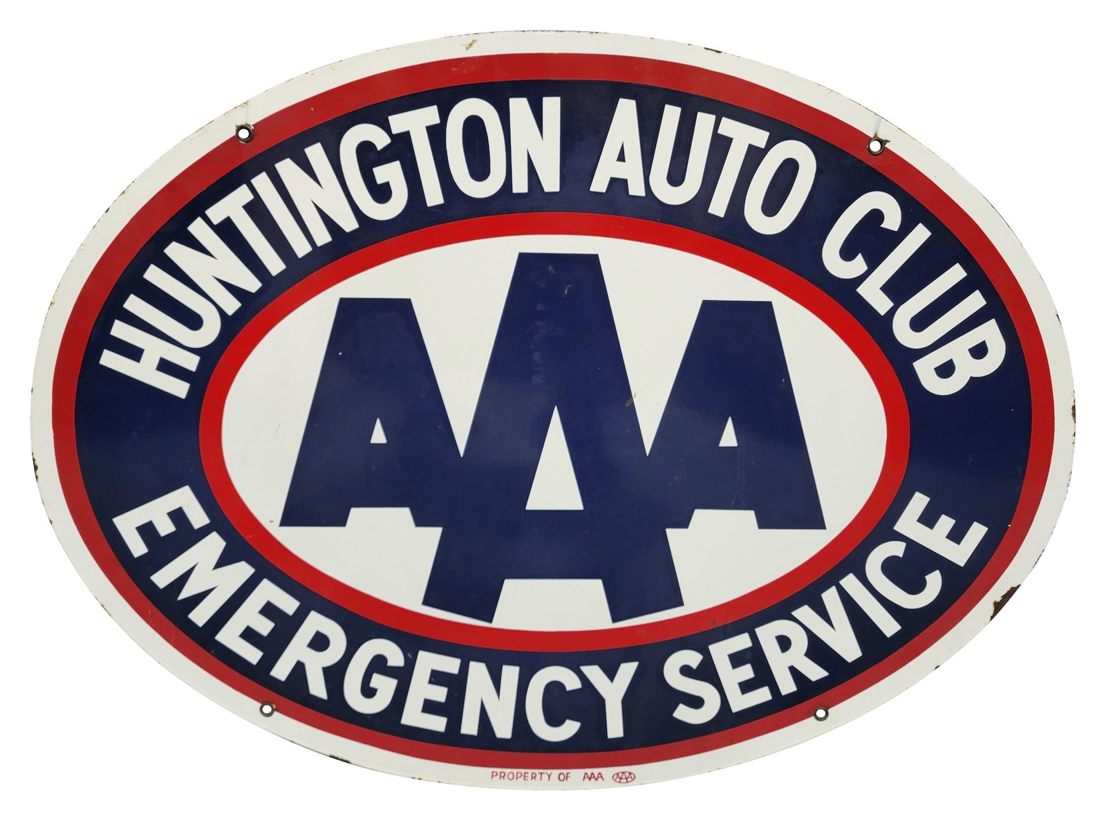 AAA Huntington Auto Club Emergency Service DSP Sign (1 of 2)