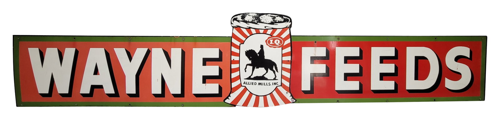 Wayne Feeds Allied Mills Inc. 13' SSP Three-Piece Sign w/ Feed Bag (1 of 3)