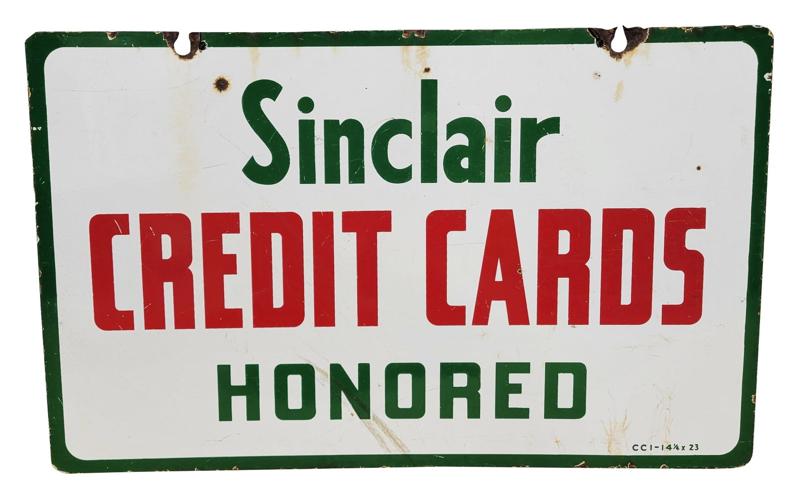 Sinclair Credit Cards Honored DSP Sign (1 of 2)