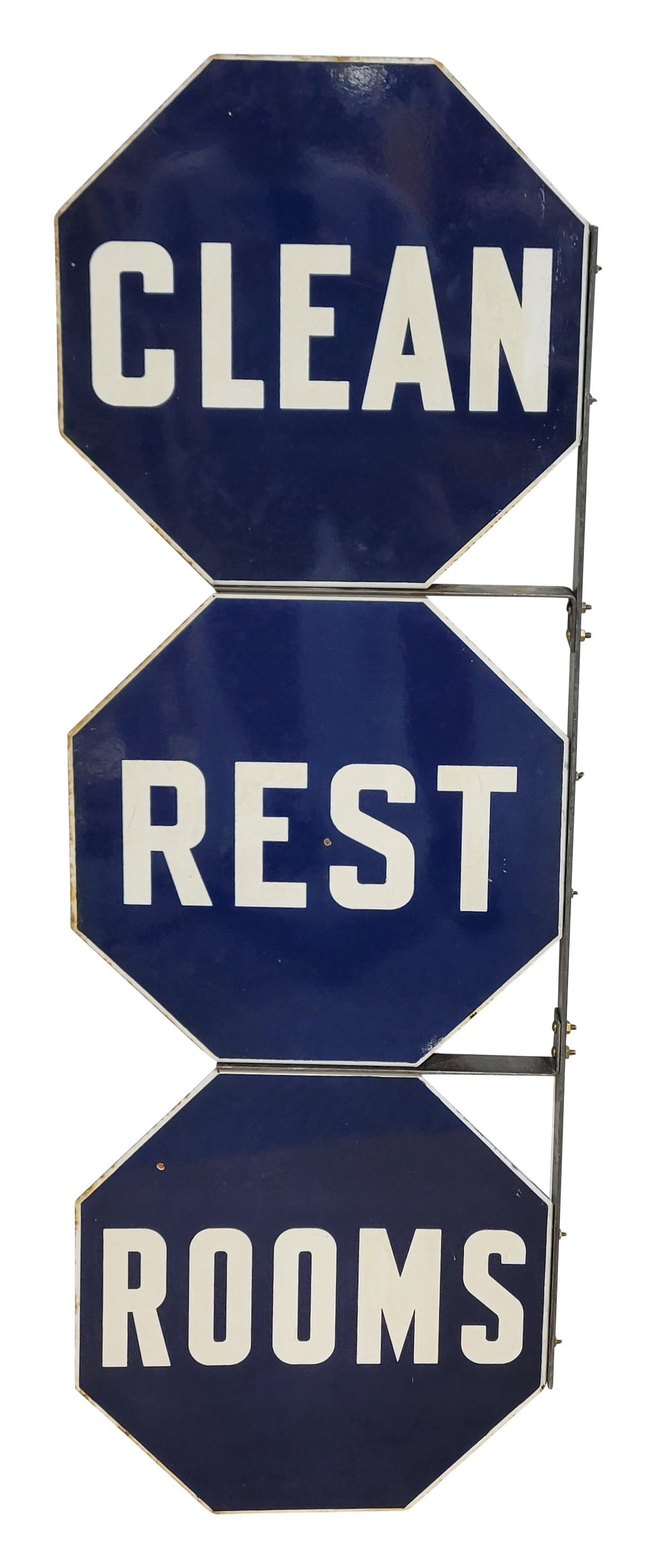 Pure Service Station Clean Rest Rooms DSP Sign (1 of 2)