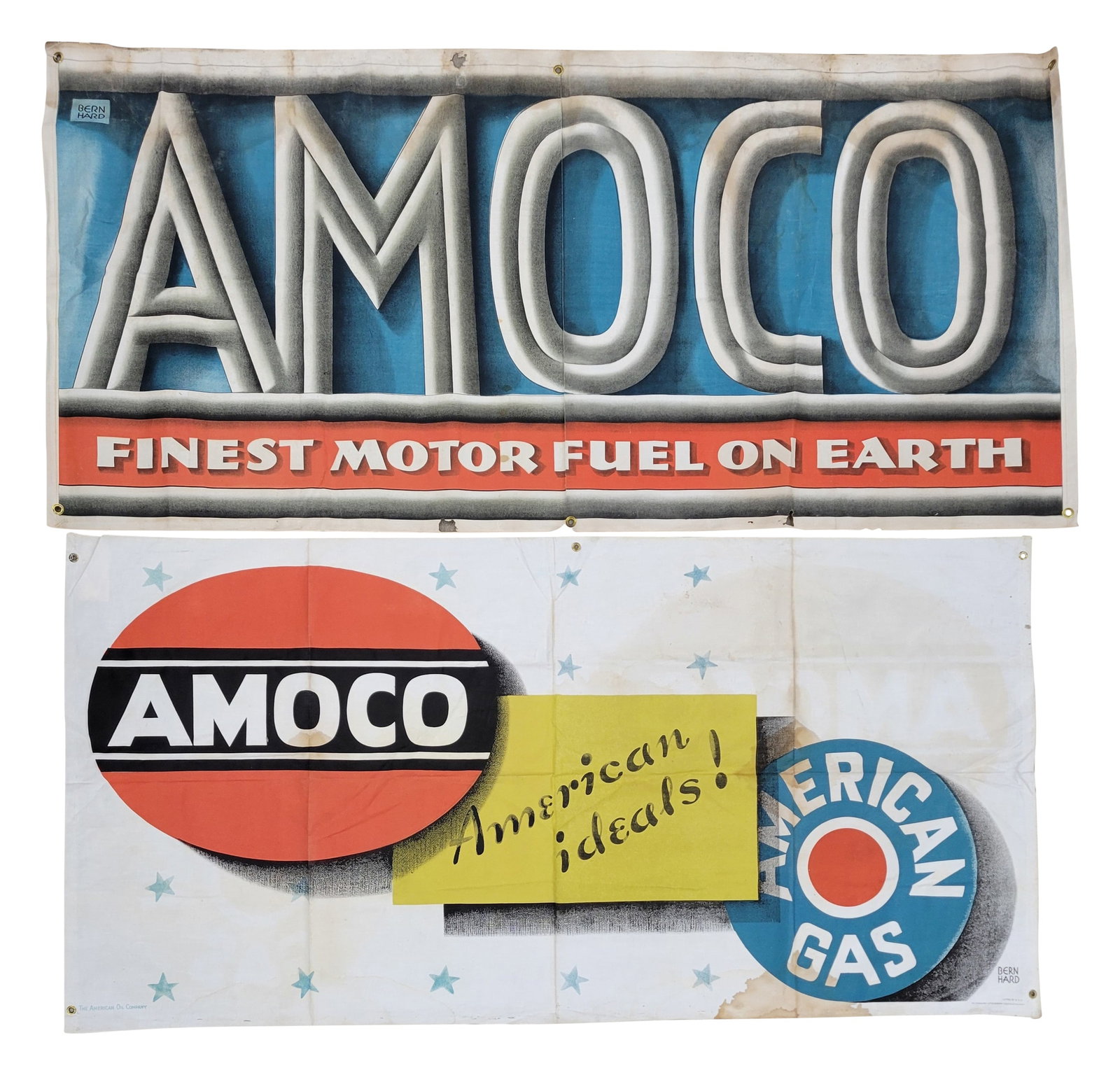 Amoco American Gas Advertising Banners (1 of 1)