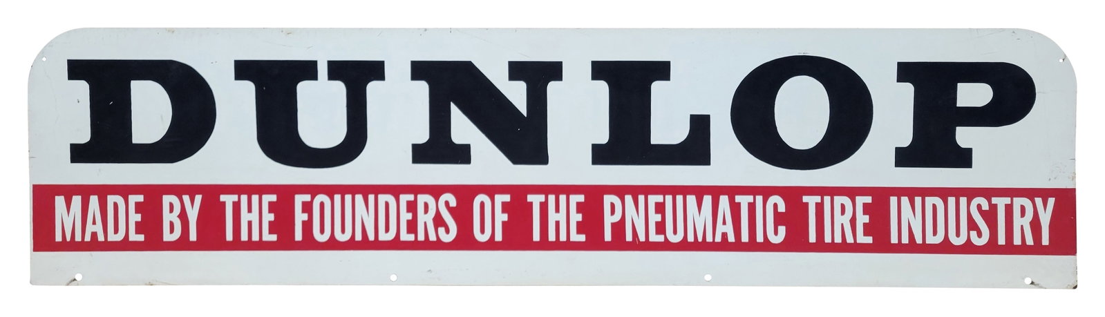 Dunlop Double Sided Metal Rack Topper Sign (1 of 2)