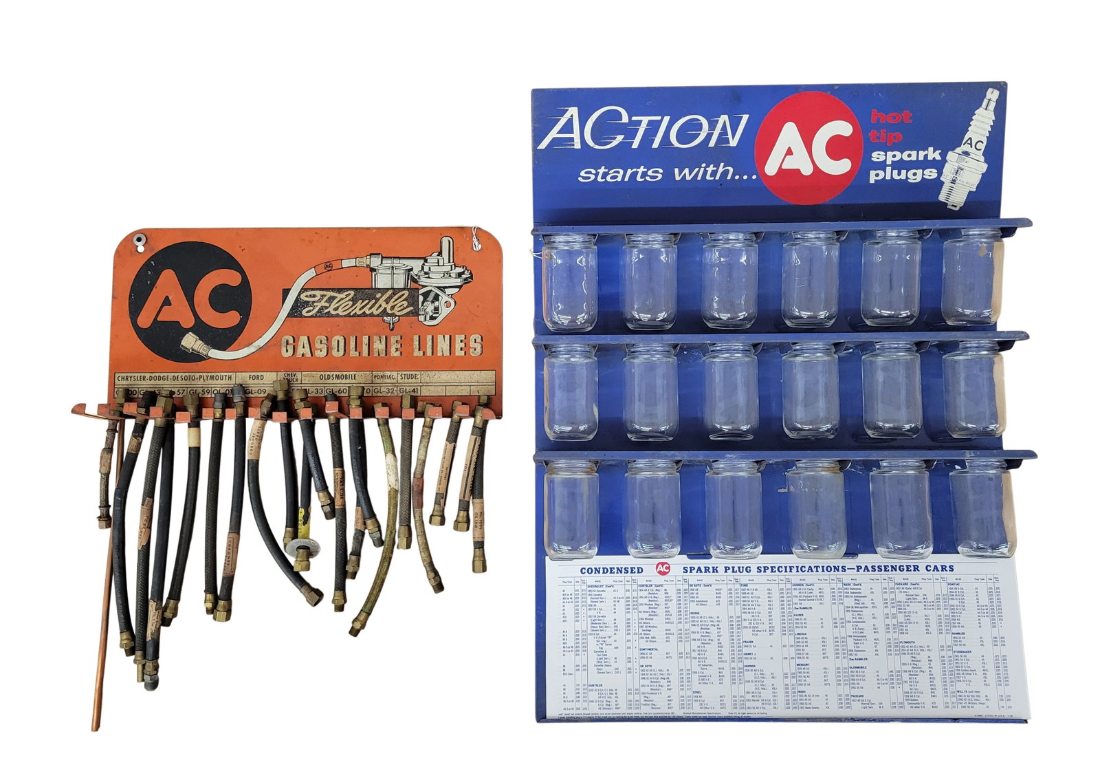 Action AC Spark Plugs Display and AC Flexible Gas Lines Rack Display (1 of 3)
