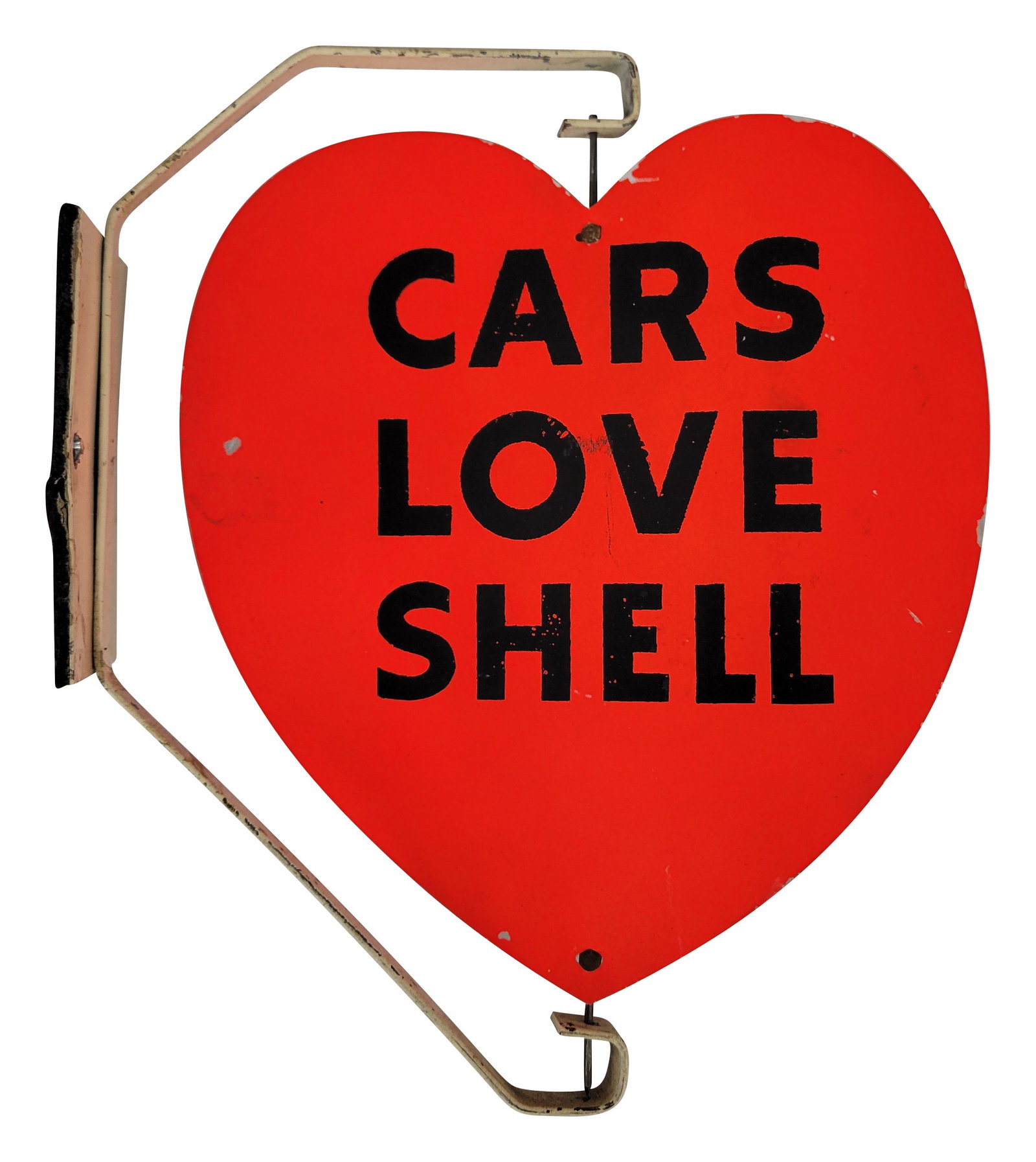 Cars Love Shell Tin Spinner Sign (1 of 2)