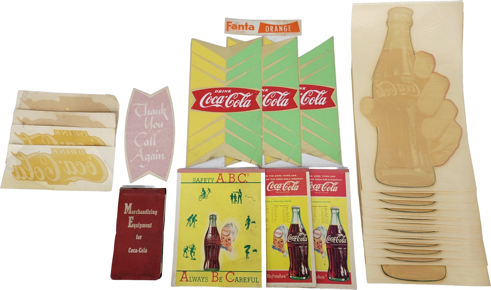 Coca Cola Water Decals, Writing Tablets and Merchandising Equipment Booklet (1 of 7)
