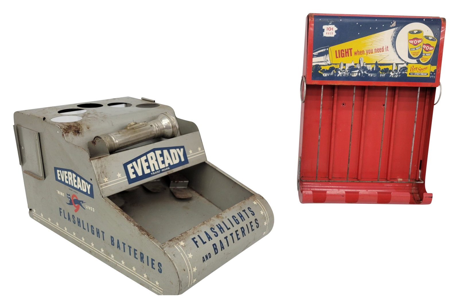 Everyready Flashlights and Batteries, Ray O Vac Batteries Counter Top Displays (1 of 5)
