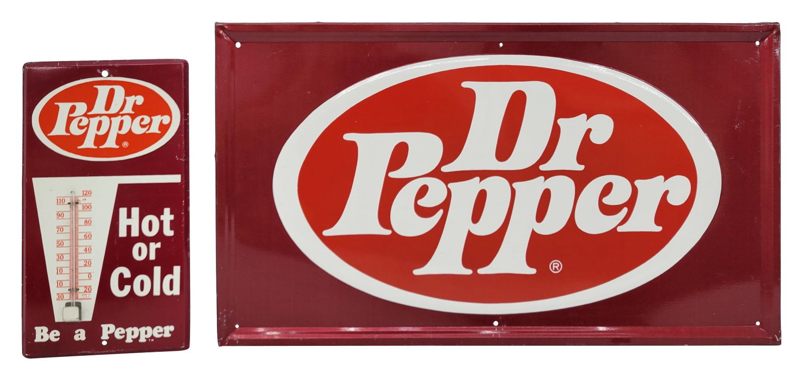 Dr Pepper SST Sign and Thermometer (1 of 2)