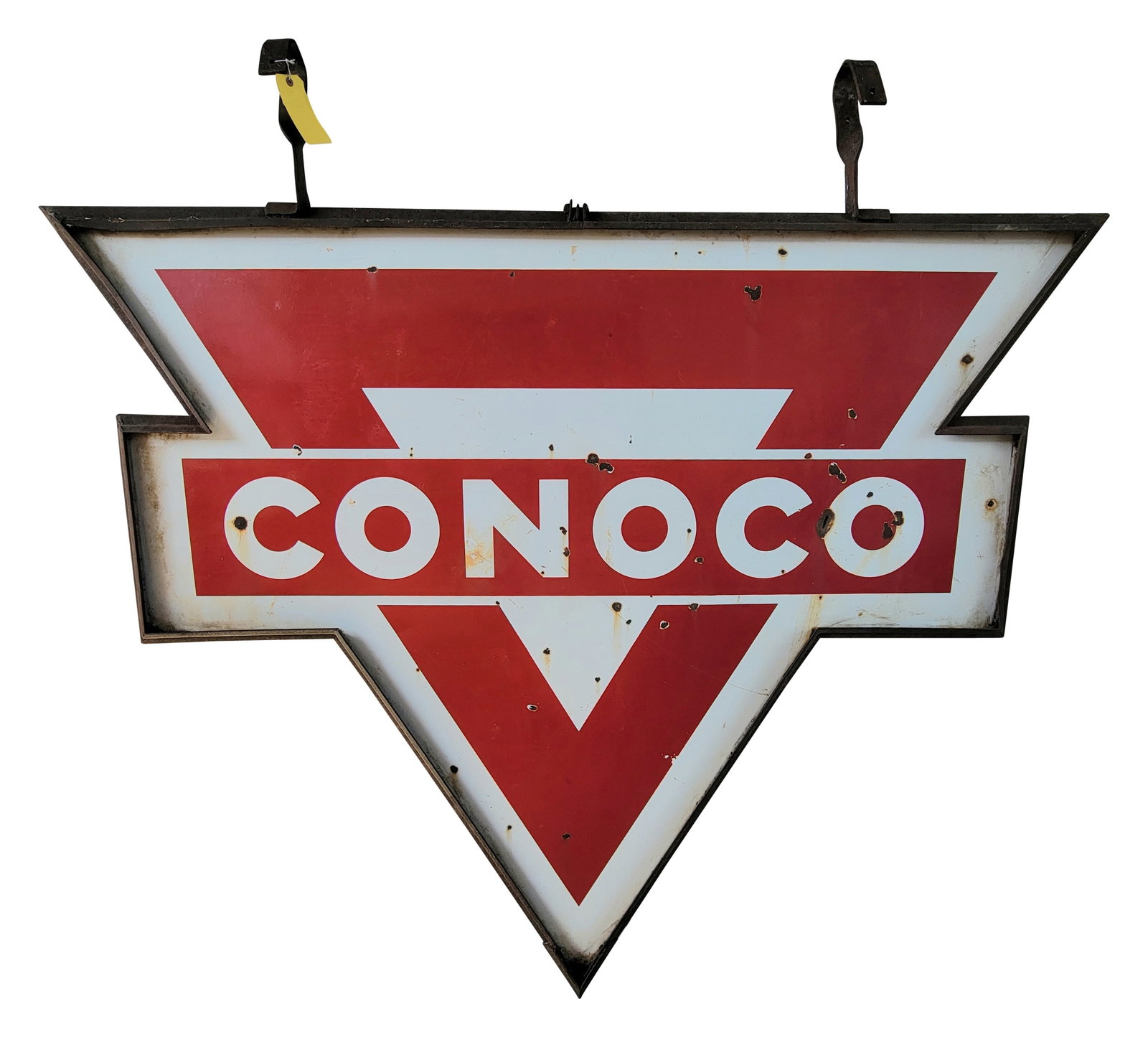 Large 8ft Conoco Gasoline DSP Dealer Sign With Frame (1 of 2)