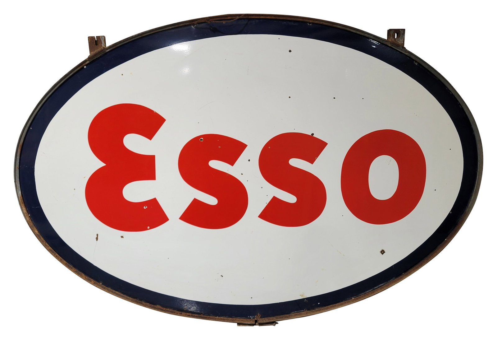 Esso Gasoline DSP Dealer Sign With Ring (1 of 2)