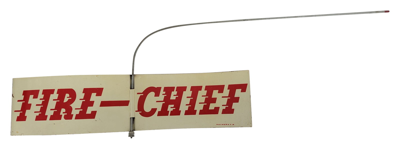 Texaco Fire Chief Double Sided Tin Spinner Sign (1 of 2)
