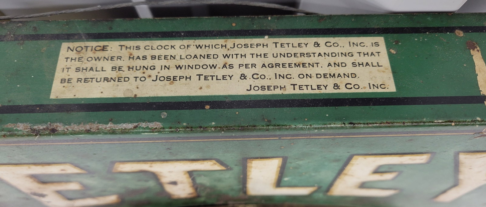 Tetley Tea Time Clock - 4