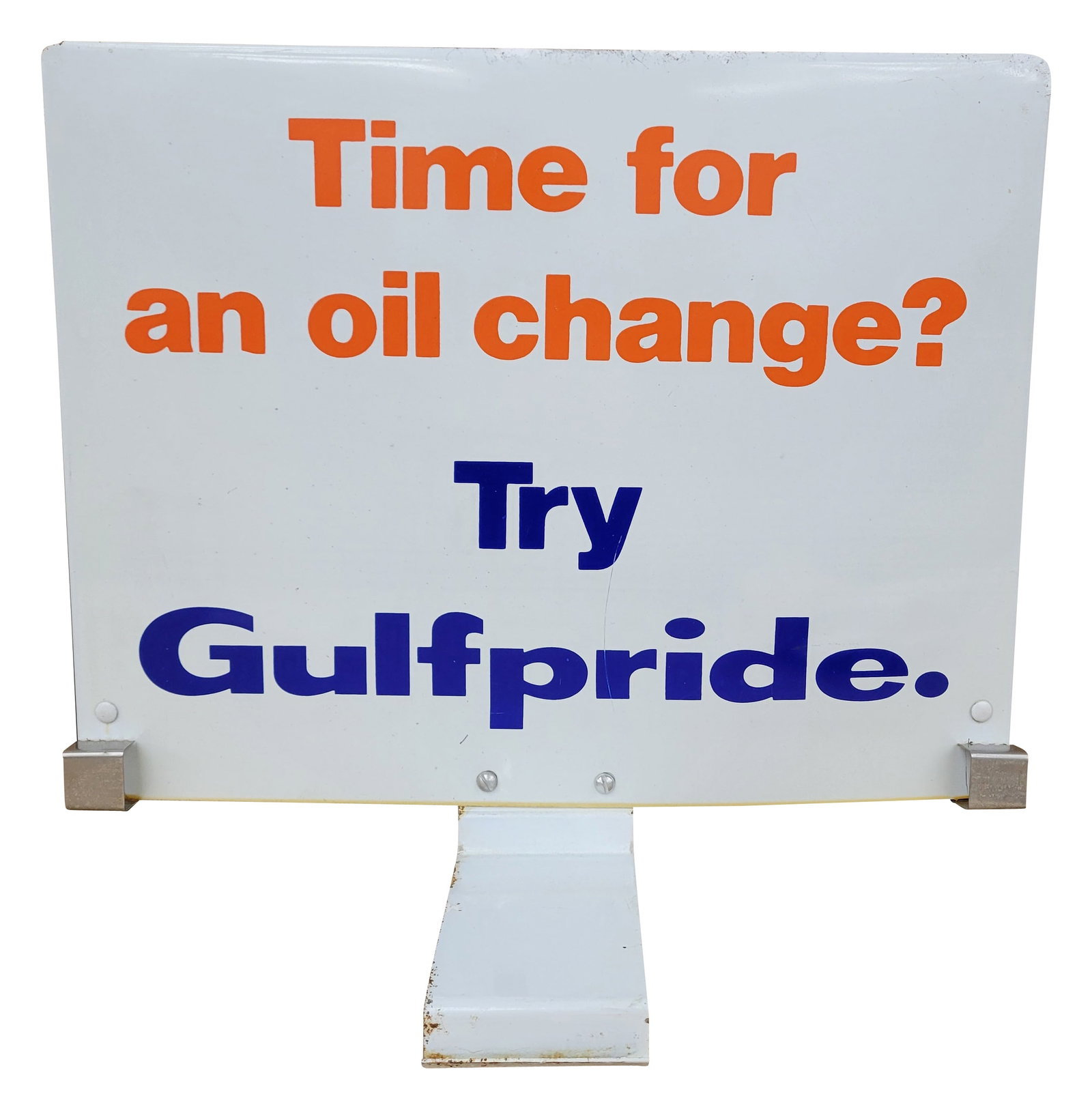 Gulfpride Gas Pump Topper Sign (1 of 3)