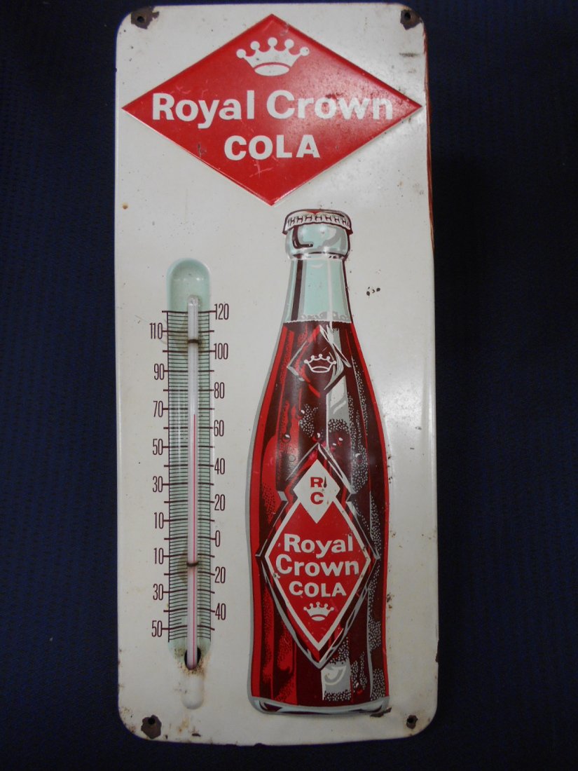 Vintage RC Royal Crown Cola Thermometer Embossed Dec 27, 2014