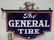 Rare 2 sided The General Tire Porcelain Dealership sign