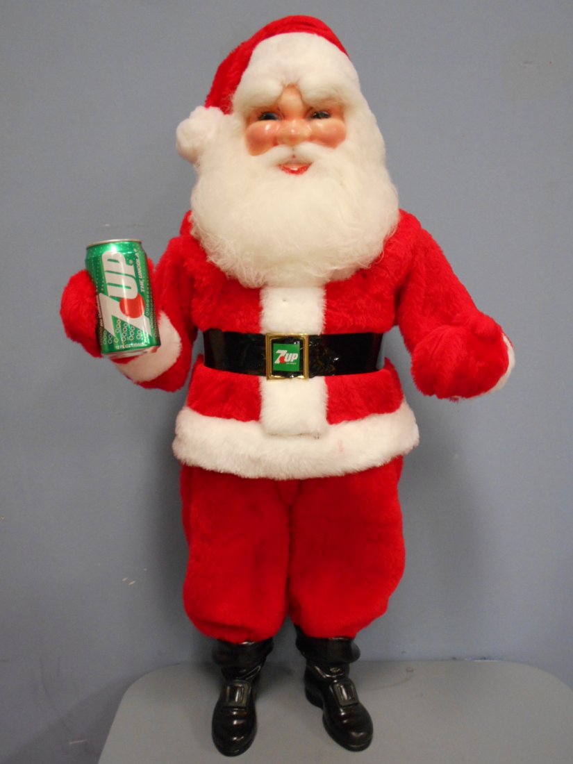 珍品！アメリカ買付け1980's Vintage 7up SANTA WORKS 珍品！アメリカ