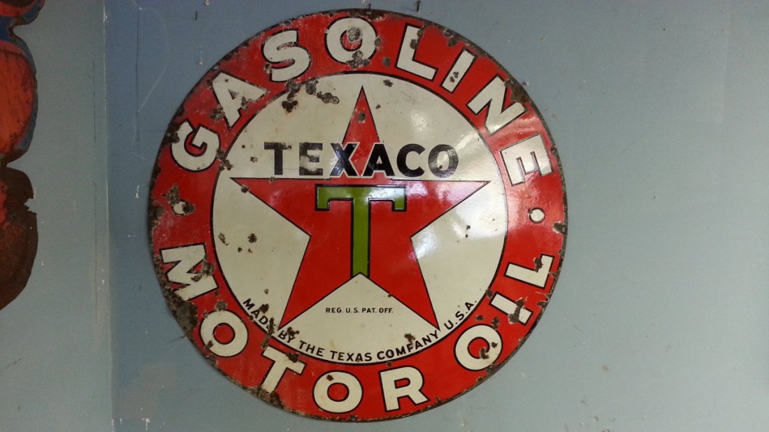 42" Porcelain Texaco sign (1 of 1)