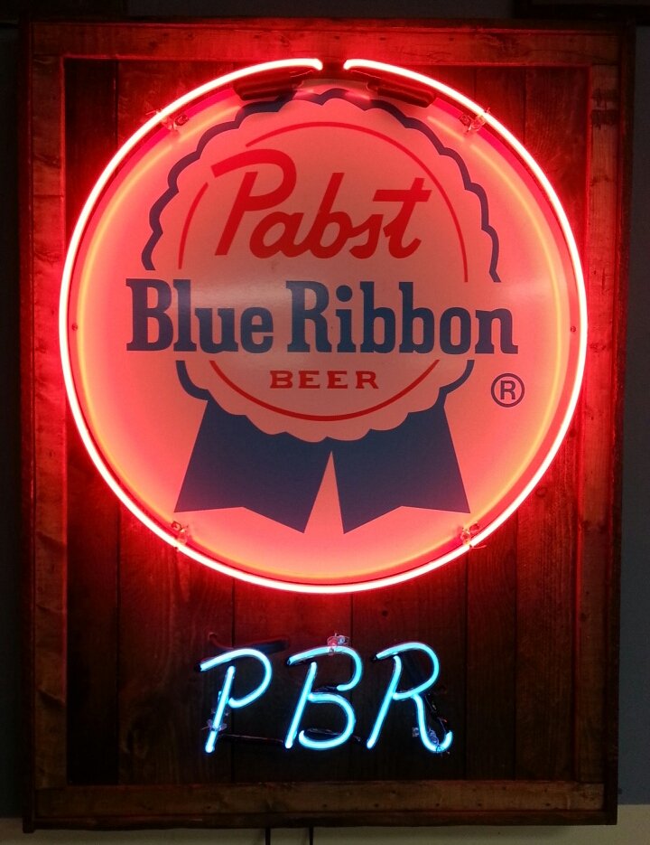 Pabst Blue Ribbon Neon Advertising Sign (1 of 1)