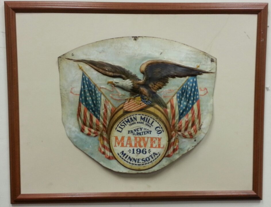 Marvel Flour sign from Listman Mill Co. Minnesota (1 of 2)