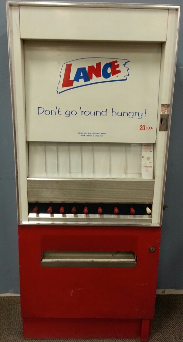 Vintage Lance Snack Vending Machine