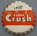 19" Embossed Orange Crush Bottle Cap Sign