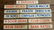 Lot of 13 Cardboard Signs from a 1940's Car Dealership