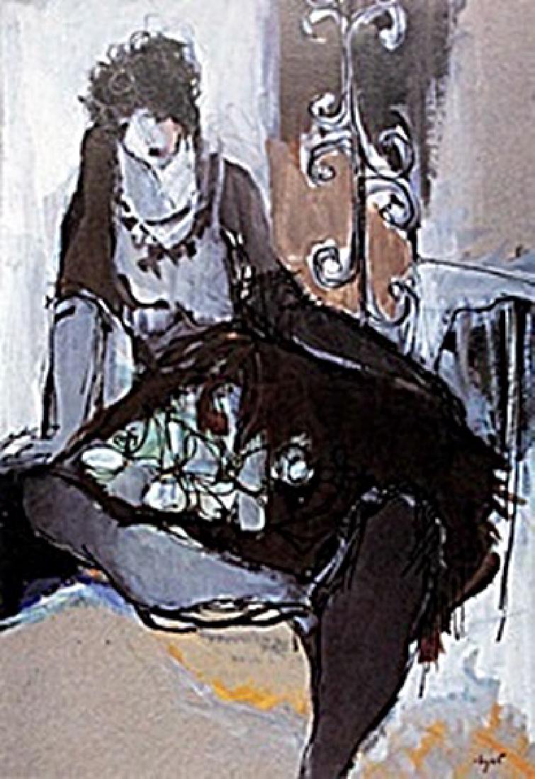 Lithograph after Itzchak Tarkay (1 of 1)