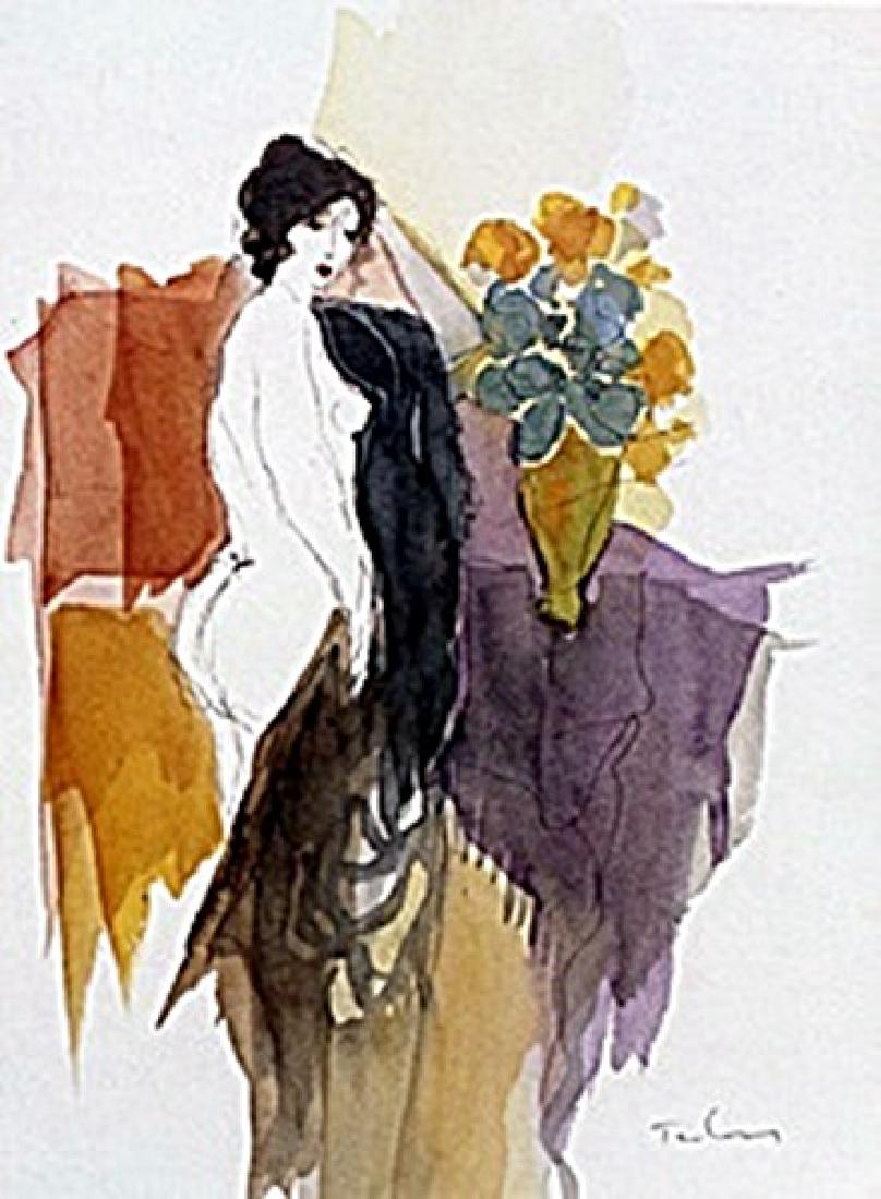 Lithograph after Itzchak Tarkay (1 of 2)