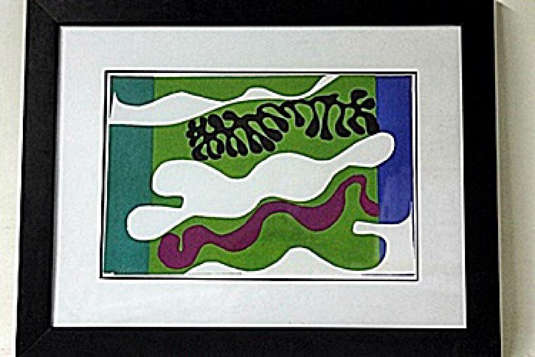 Framed Matisse Lithograph (201E-EK) (1 of 1)