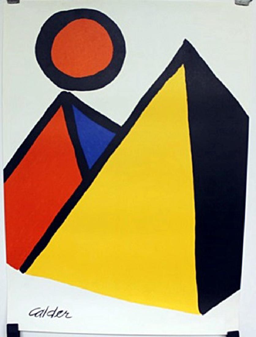 "Pyramids and Sun" By Alexander Calder (1 of 2)