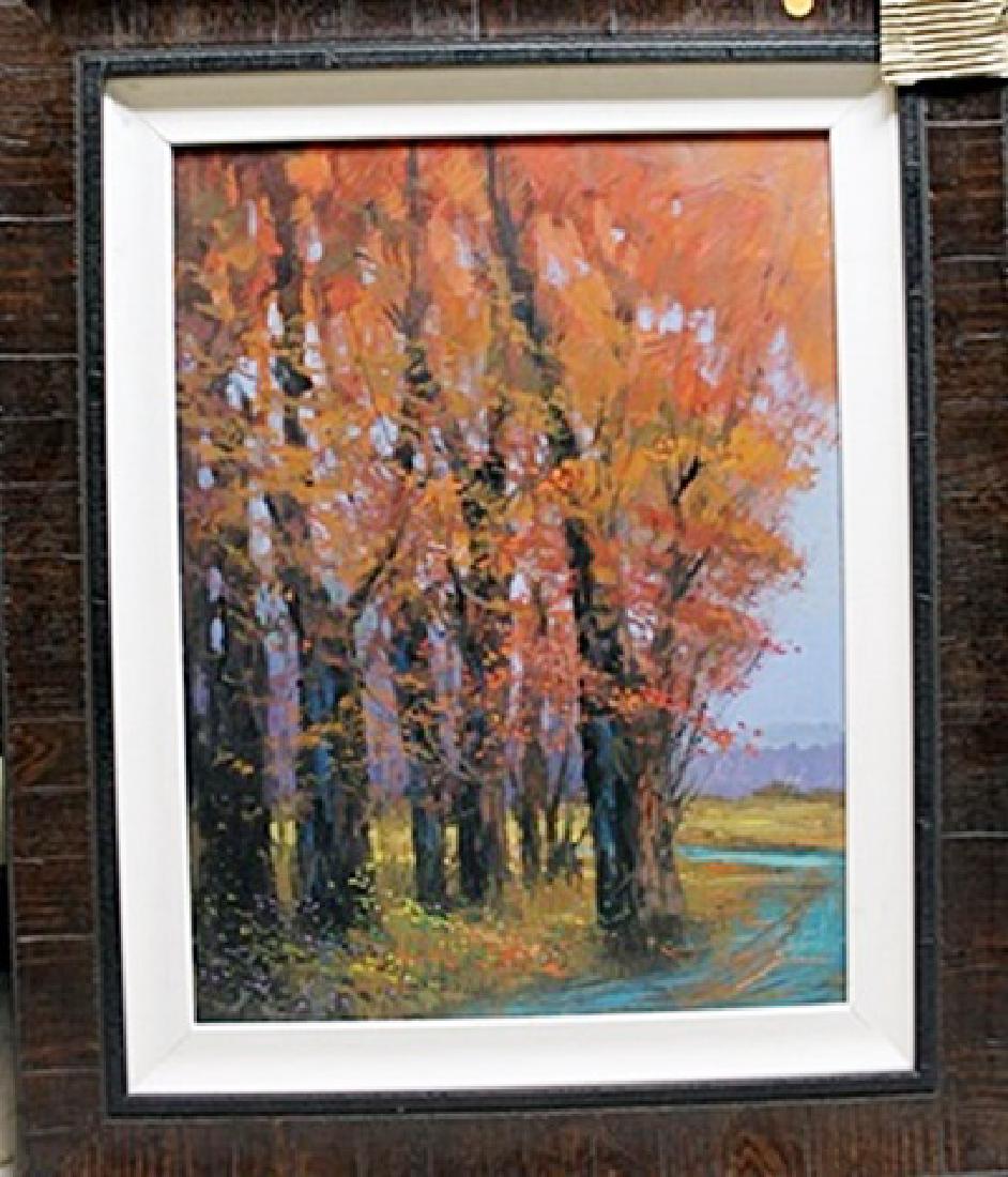 Framed Original Acrylic On Board "Autumn Splendor" (1 of 1)