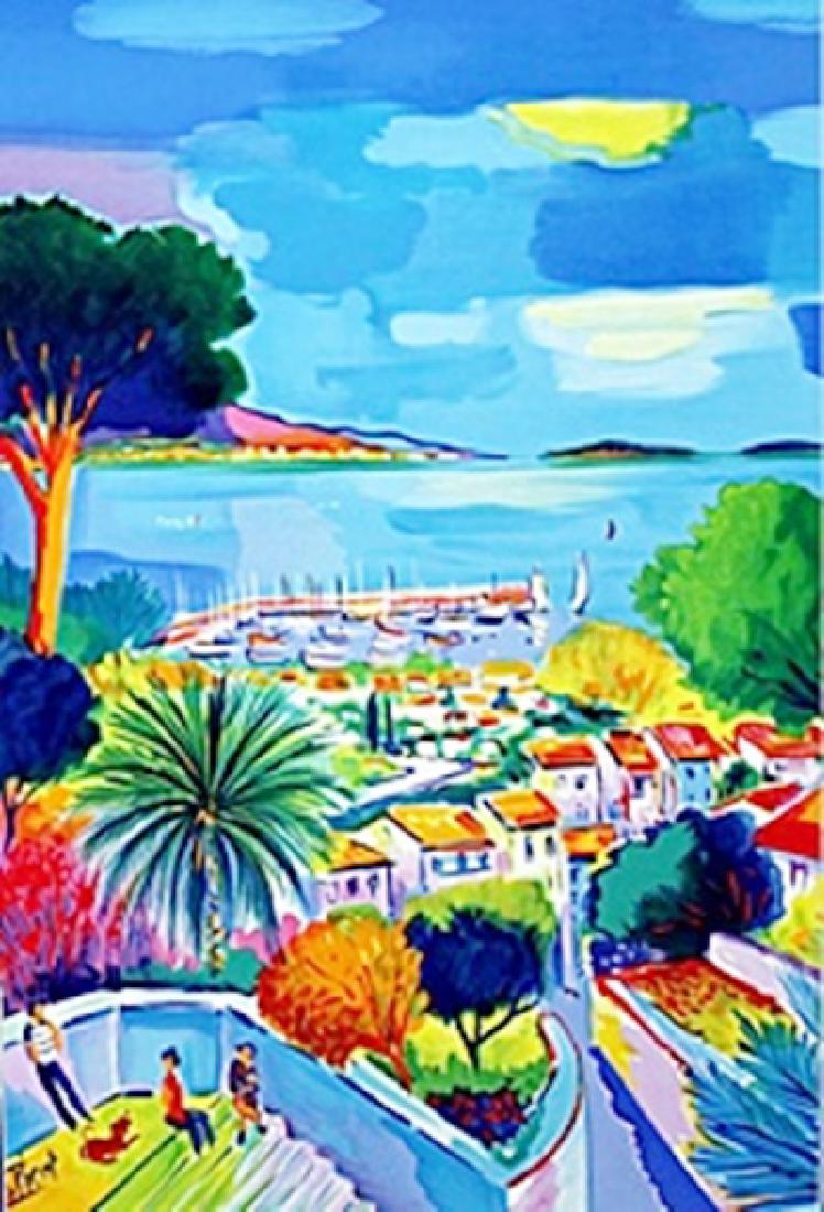 Lithograph "Theoule"  Jean Claude Picot (1 of 1)