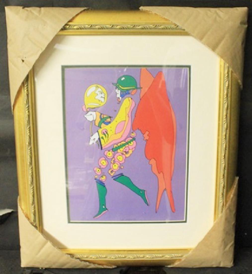 "YELLOW BALLOON" By PETER MAX (N) (1 of 2)