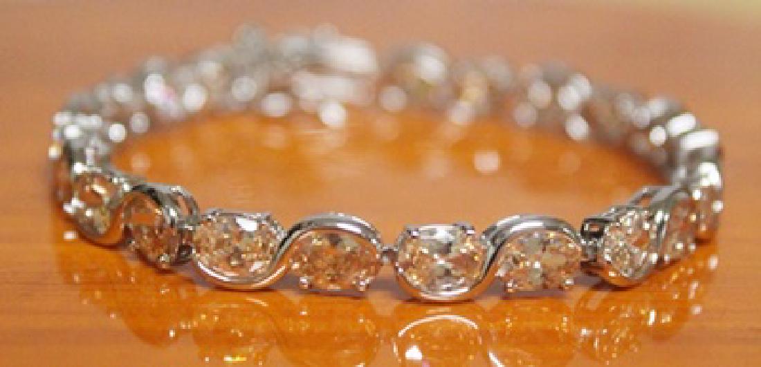 Beautiful Bracelet with Champagne Diamond (1 of 1)