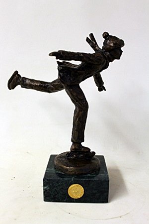 " Skater " After Dennis Smith.: Limited Edition Sculpture After Dennis Smith. Dennis V. Smith is an American sculptor. He is a Latter-day Saint and some of his artwork deals with LDS themes. He is most noted in LDS circles for havin