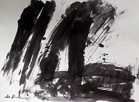 Watercolor on Paper by Willem de Kooning (42H): Watercolor on Paper by Willem de Kooning; signed, size approx. 11 x 15 in. Willem de Kooning (April 24, 1904 – March 19, 1997) was a Dutch American abstract expressionist artist who was born in Rott