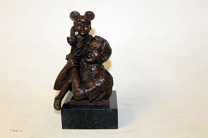 Bronze Sculpture " High On A Hill " By Dennis Smith.: Bronze Sculpture By Dennis Smith. Dennis V. Smith is an American sculptor. He is a Latter-day Saint and some of his artwork deals with LDS themes. He is most noted in LDS circles for having created th