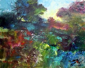 Sound of Light by Michael Schofield: Original, Hand Painted Oil Painting on Canvas, Hand Signed by the artist, Size Approx. 30 x 24In