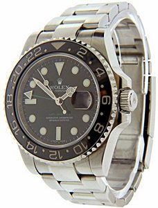 Men's GMT Master II Rolex Watch: Manufacturer: Rolex , Model Name: GMT Master II , Model Number: 16710 , Gender: Men's , Circa: 2006 , Condition: Pre-Owned Polished and Overhauled (Fully Serviced) tExcellent Condition , Case: Stainle
