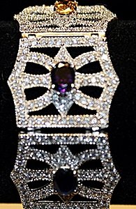 Beautiful Multi Colored Gemstones SS Bracelet.: Beautiful Multi Colored Gemstones SS Bracelet. Sterling Silver, Garnets, Topaz, Sapphires and Citrines twt approx. 20cts.