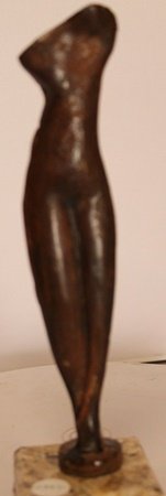 Bronze Sculpture - Alexander Archipenko: Limited Edition, Hand Signed, Bronze Sculpture after the artist, Size Approx. 10" x 3" x 3" in.