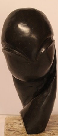Bronze Sculpture - Constantin Brancusi: Limited Edition, Hand Signed, Bronze Sculpture after the artist, Size Approx. 11" x 6" x 5" in.