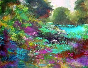 Oct 10, Morning by Michael Schofield: Original, Hand Painted Oil Painting on Canvas, Hand Signed by the artist, Size Approx. 30 x 24In