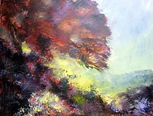 Winter's Edge by Michael Schofield: Original, Hand Painted Oil Painting on Canvas, bears a signature , Size Approx. 30 x 24In