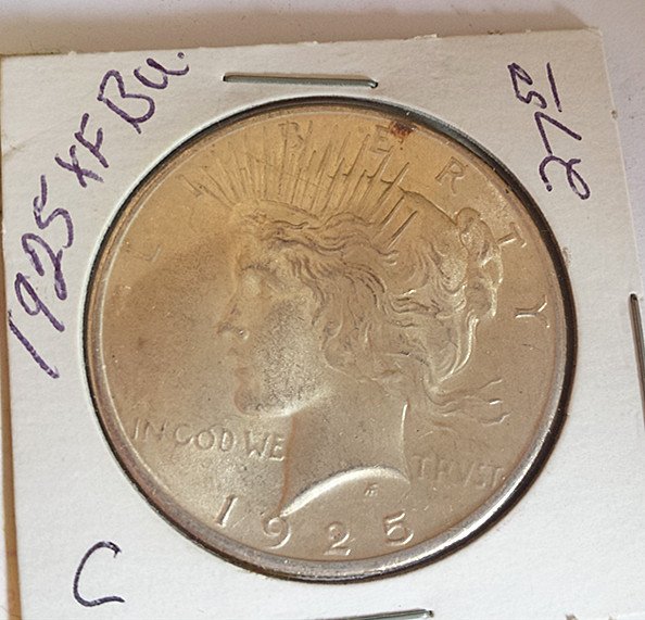 PAIR OF 1925 DOLLARS: A Pair of 1925 Dollars