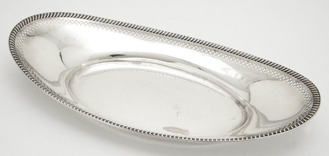 Sterling Navette Form Reticulated Bread Bowl, early (1 of 1)