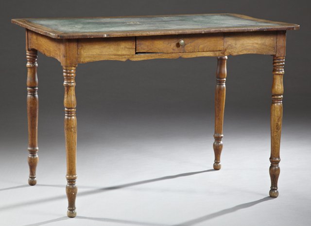 French Carved Mahogany Writing Table, 19th c., the (1 of 1)